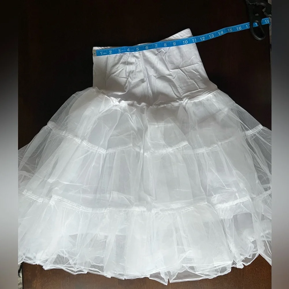 Petticoat Retro -Girl’s -  Underskirt Tutu Skirt Hoopless/ Size S & M - Picture 4 of 6